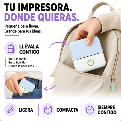 Impresora Portátil Sin Tinta