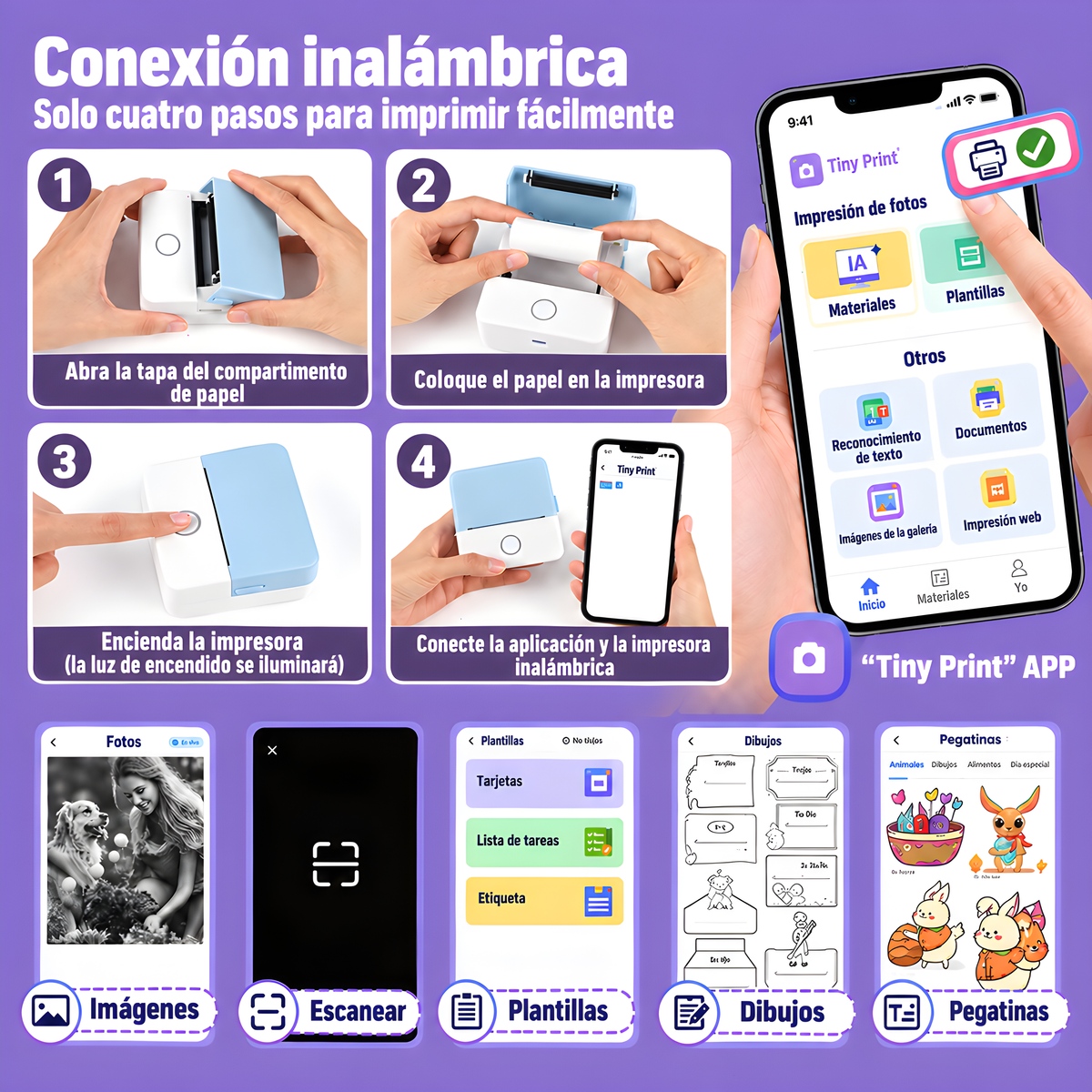 Impresora Portátil Sin Tinta