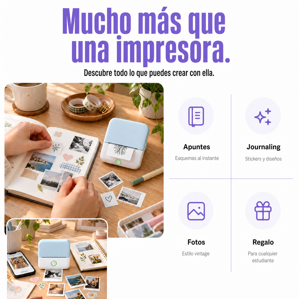 Impresora Portátil Sin Tinta